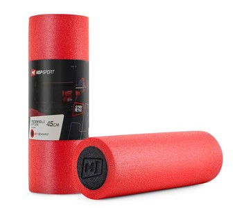 Hop-Sport Masážny valec EPE 45cm červeno-čierny