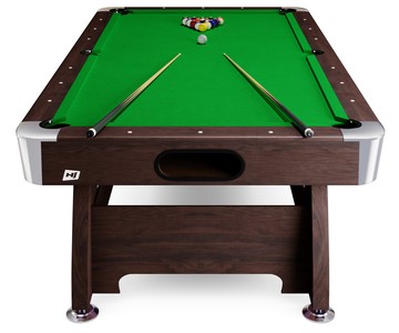 Biliardový stôl Vip Extra 9 FT hnedo/zelený