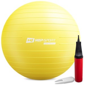 Gymnastická lopta s pumpou 45cm - žltá