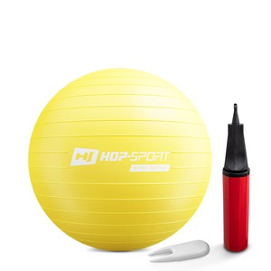 Gymnastická lopta s pumpou 45cm - žltá