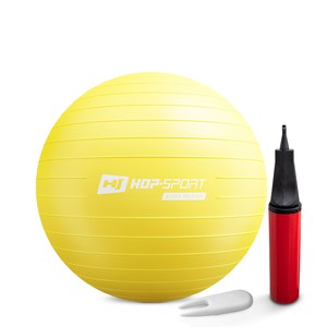 Gymnastická lopta s pumpou 55cm - žltá