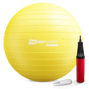 Gymnastická lopta s pumpou 70cm - žltá