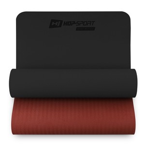 Podložka Fitness TPE 0,6cm čierno/červená