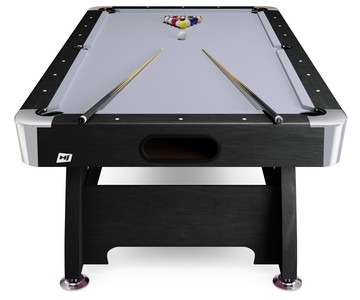 Hop-Sport Biliardový stôl Vip Extra 9 FT čierno/šedý