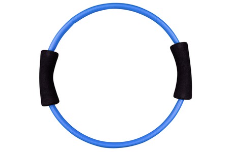 Posilňovací kruh na Pilates HS 2221 modrý