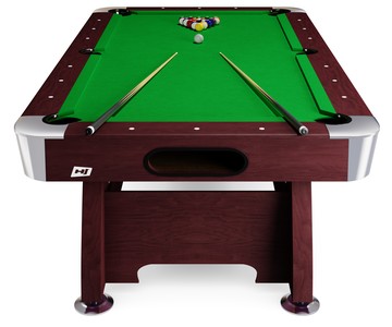 Biliardový stôl Vip Extra 7 FT višňovo/zelený