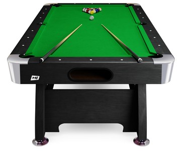 Biliardový stôl Vip Extra 8 FT čierno/zelený